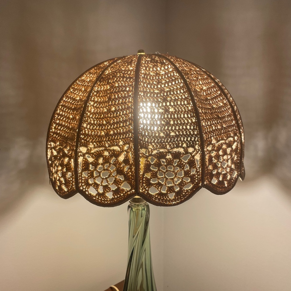 Lamp Shade Handmade  Crochet